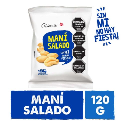 Mani Pelado 120 Gr Cuisine & Co Nbe Mp
