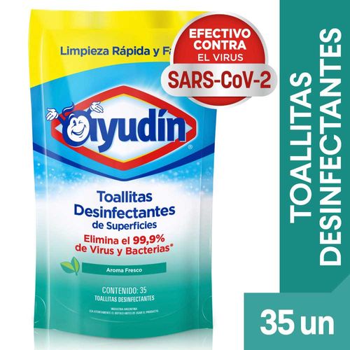 Toallitas Desinfectantes Ayudín 35 U