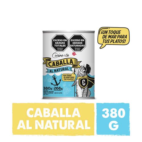 Caballa Al Natural Cuisine-co 380 Gr