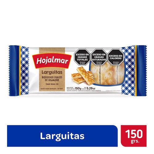 Galletitas Hojalmar Larguitas De Hojaldre 150 Gr