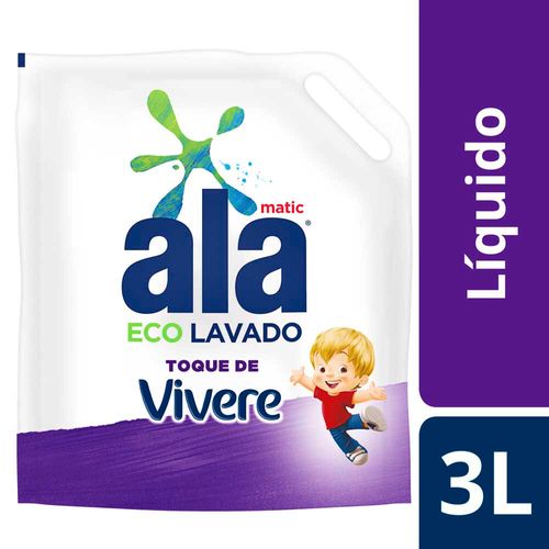 Jabón Líquido Matic Toque Vivere Máxima Blancura 3 L Ala