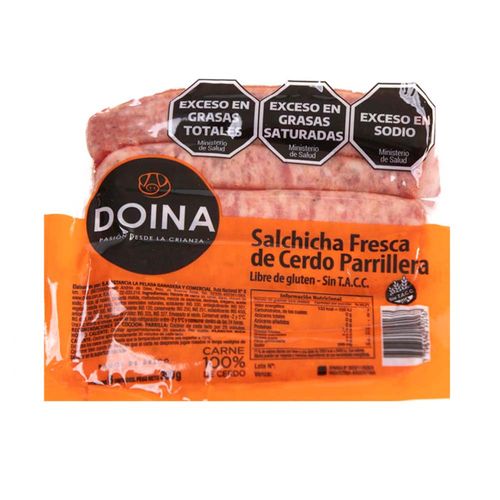 Salchicha Parrillera Al Vacio - 6 U - 300 Grs - Doina