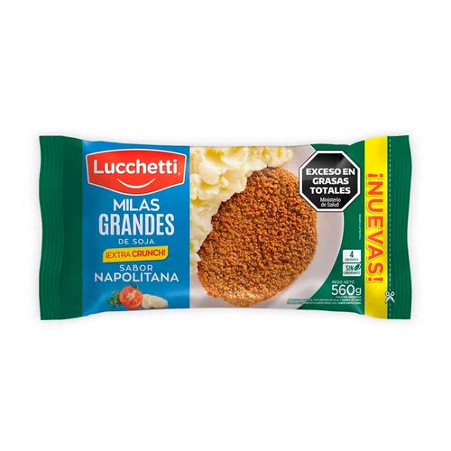 Mila Grande Lucchetti De Soja Napolitana 560g