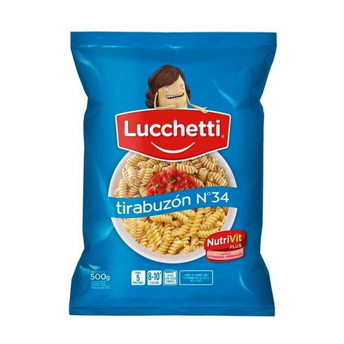 Fideos Lucchetti Tirabuzón N28 X500g