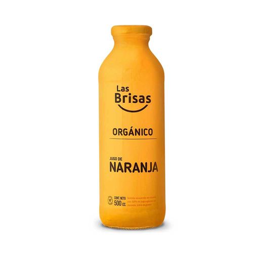 Jugo Organico Las Brisas Naranja 500 Ml