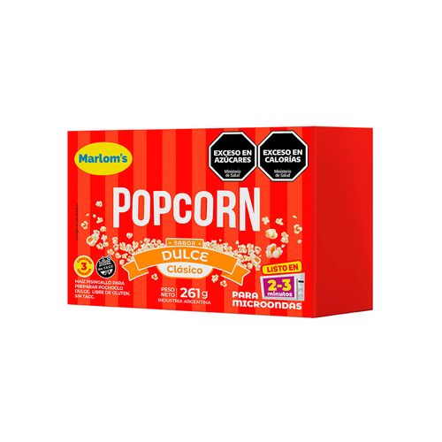 Popcorn Super Dulce Marlom's 120 Gr