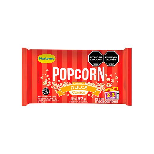Popcorn Dulce 87 Gr Marlom'S