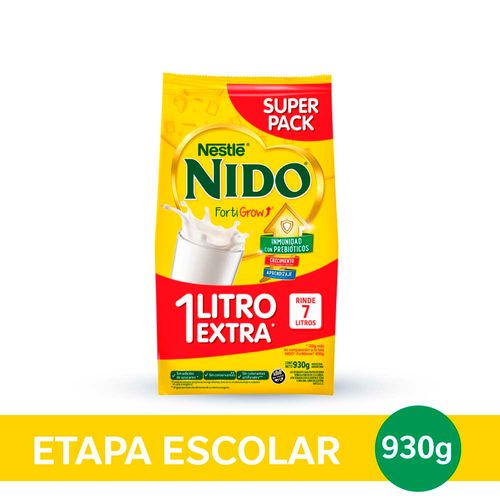 Leche En Polvo Nido Fortigrow Paq930g