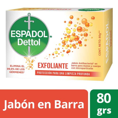 Jabón De Tocador Espadol Exfoliante 80g