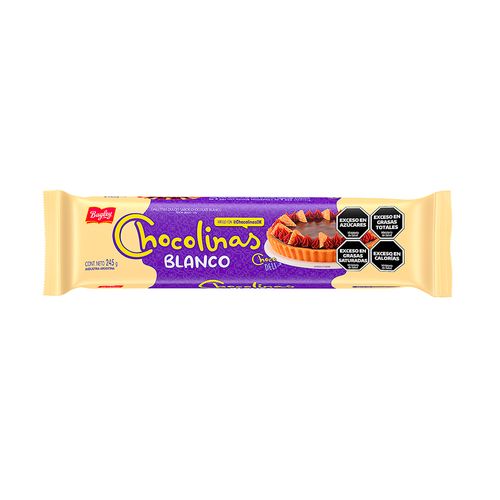 Galletitas Blanco Chocolinas 245 Gr