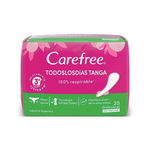 Protectores Diarios Todos Los Días Tanga X20 Un