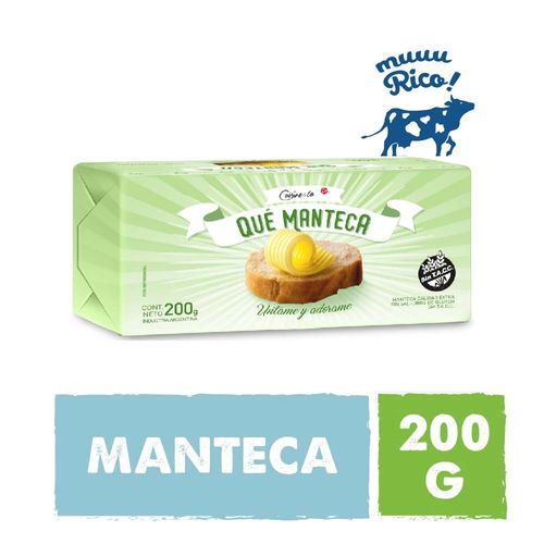 Manteca Sin Sal 200 Grs Cuisine & Co