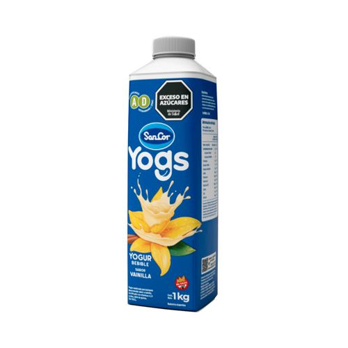 Yogur Yogs Entero Vainilla Bot 1kg