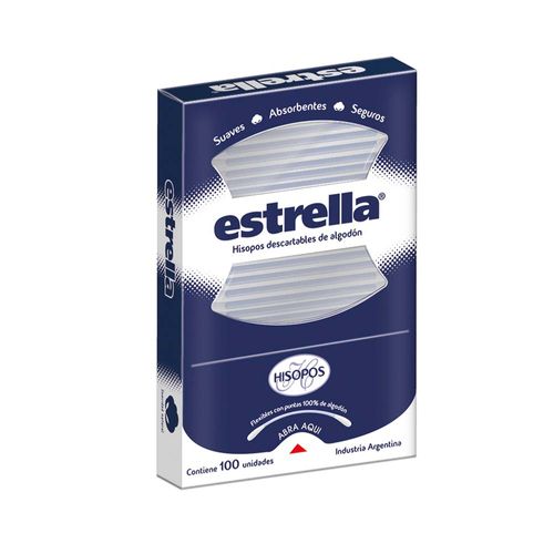 Hisopos Estrella 120u