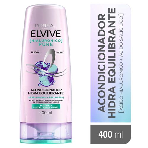 Acondicionador Elvive Hialuronico Pure 400 Ml