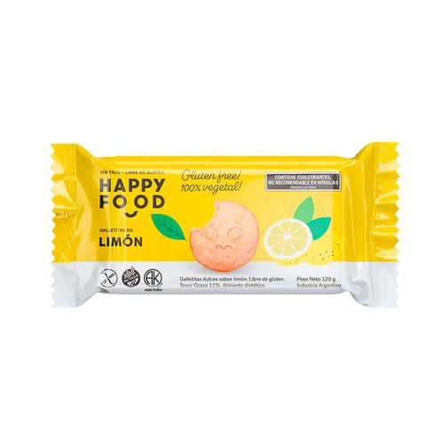 Galletita Happy Food Limón 120 Gr