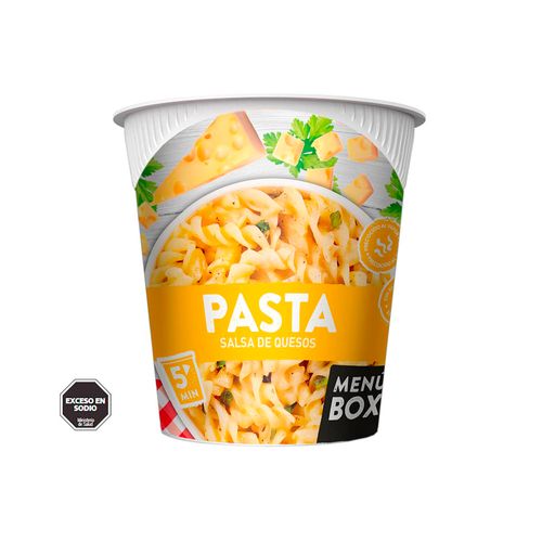 Pasta Menu Box Queso X64gr