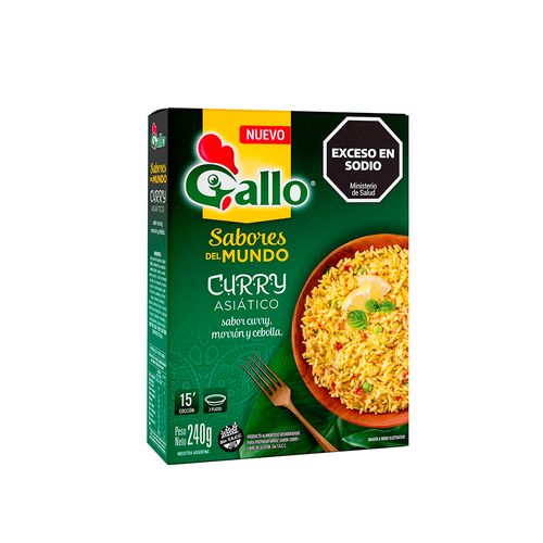 Arroz Curry Asiatico Gallo 240 Gr