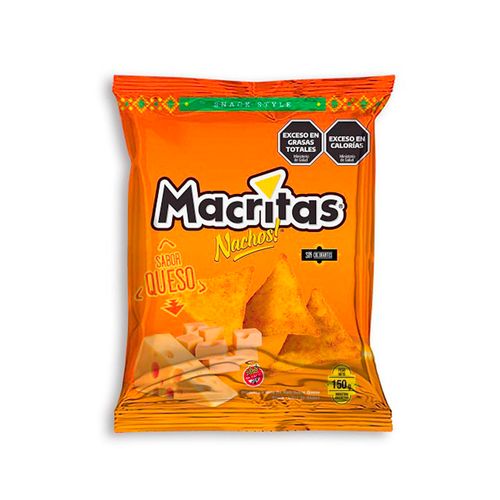 Nachos Queso Macritas 150 Gr