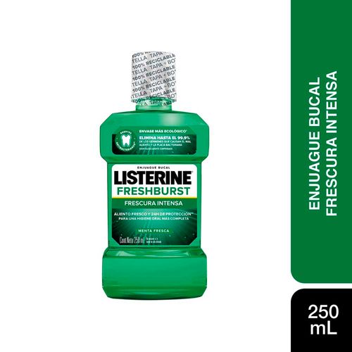 Enjuague Bucal Listerine Freshburst Intensa X 250 Ml.