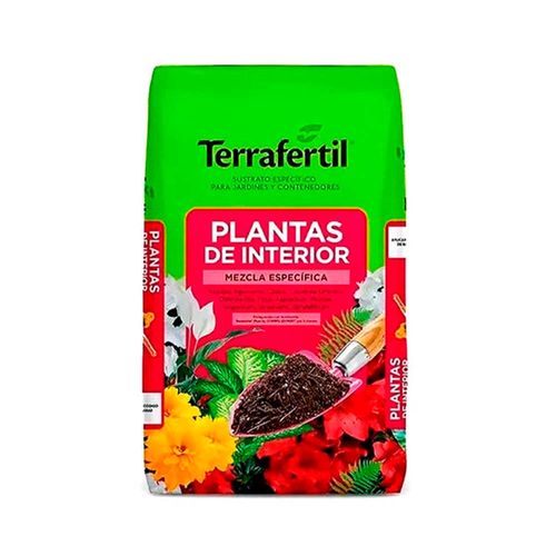 Sustrato Terrafértil Plantas De Interior 10 L