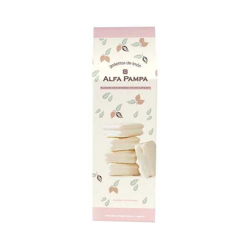 Galletas Alfa Pampa Limon Con Chocolate Blanco X 290 Gr