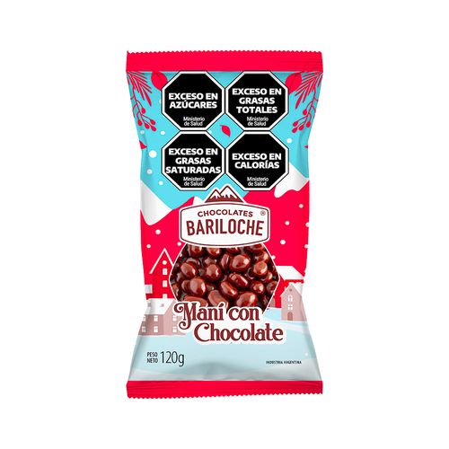 Mani Con Chocolate Bariloche Bolsa 120 Gr.