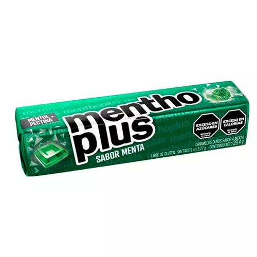 Caramelos Mentho Plus Duros Menta 23 Gr