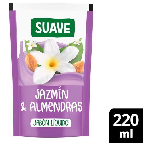 Jabón Líquido Para Manos Suave Jazmín Y Almendras 220 Ml