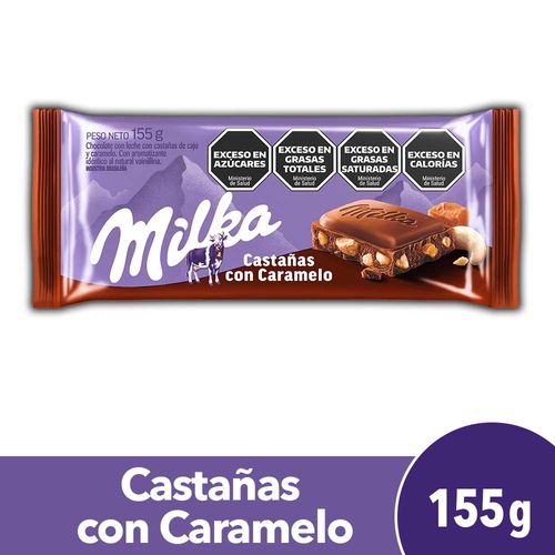 Chocolate Milka Con Castañas 155 Gr