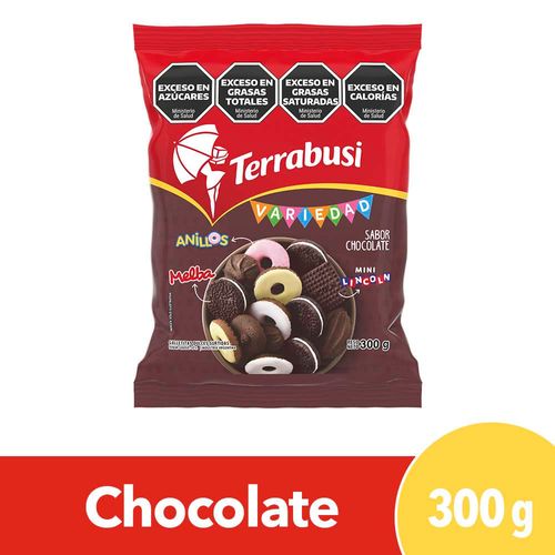 Galletita Dulces Variedad Mix Chocolate 300 Gr