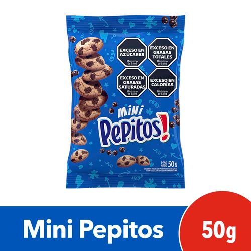 Galletitas Mini Pepitos Con Chips De Chocolate 50 Gr