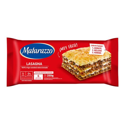 Lasagna Matarazzo Fort  X 250 Gr