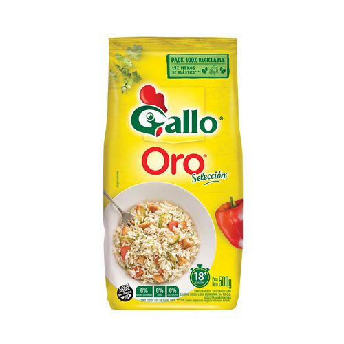 Arroz Gallo Parboil Selec X 500 Gr Gallo