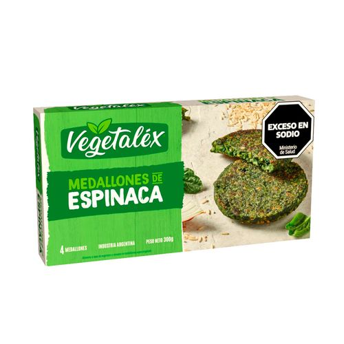 Medallón Vegetalex Espinaca 300 Gr