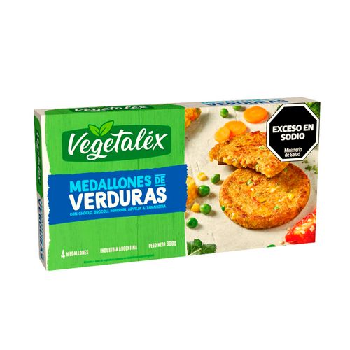 Medallón Verduras 300 Gr Vegetalex