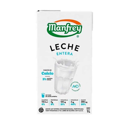 Leche Manfrey Entera U.a.t. Sin Atributo Sin Atributo Sin Atributo Sin Atributo