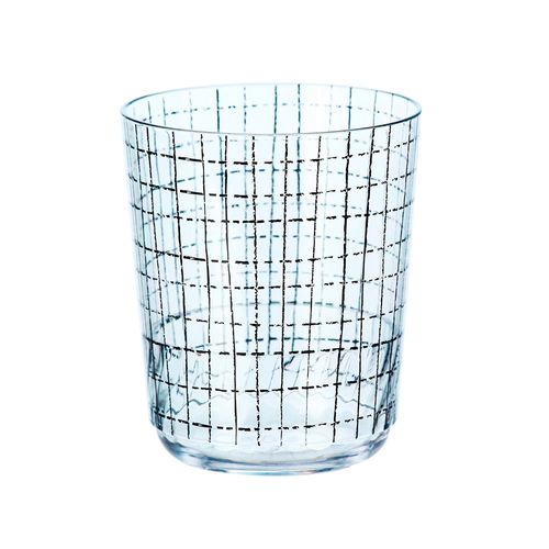 Vaso Bajo Acrilico Rayas 350 Ml Krea