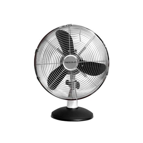 Ventilador Mesa Retro  12" Cromo Protalia