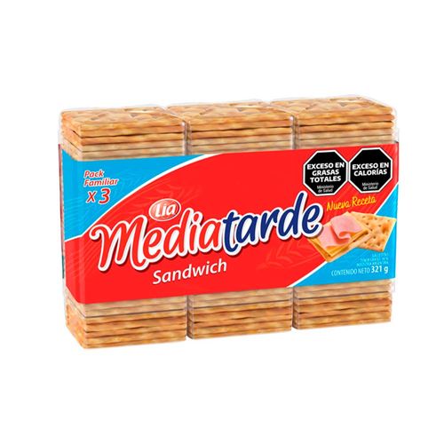 MEDIATARDE SANDWICH TRIPACK 321 GR