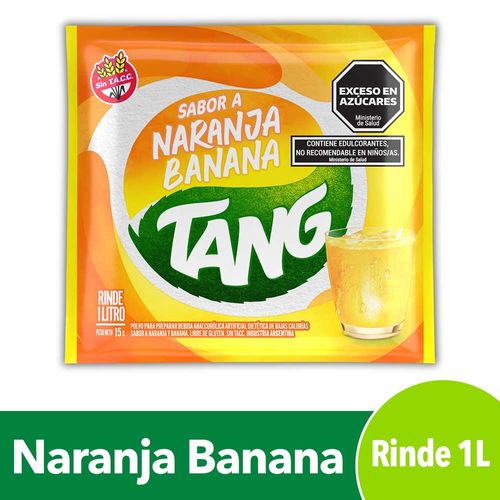 Jugo En Polvo Tang Naranja Banana 15gr