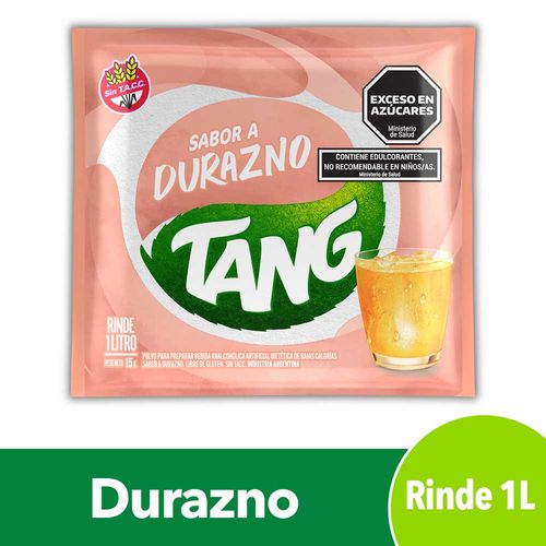 Jugo En Polvo Tang Durazno 15 Gr