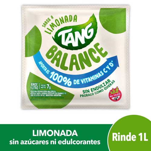 Jugo en PolvoTang Balance Limonada 7 Gr