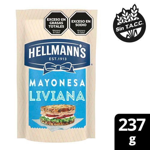 Mayonesa Hellmann's Liviana Doypack 237 Gr