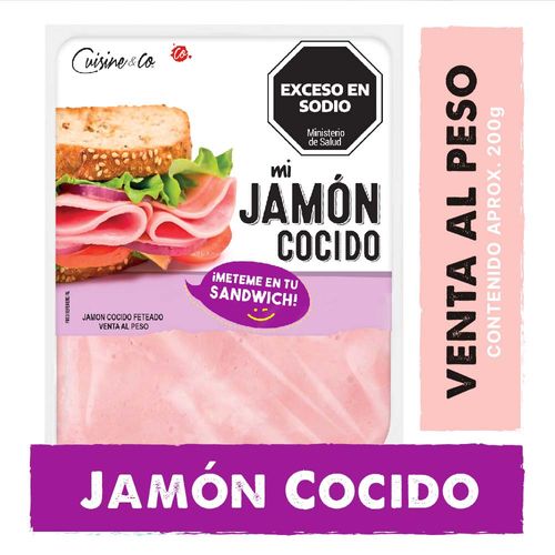 Jamon Cocido Aprox 200 Gr Cuisine & Co