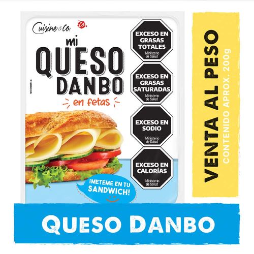 Queso En Fetas Danbo 200 Gr Cuisine & Co