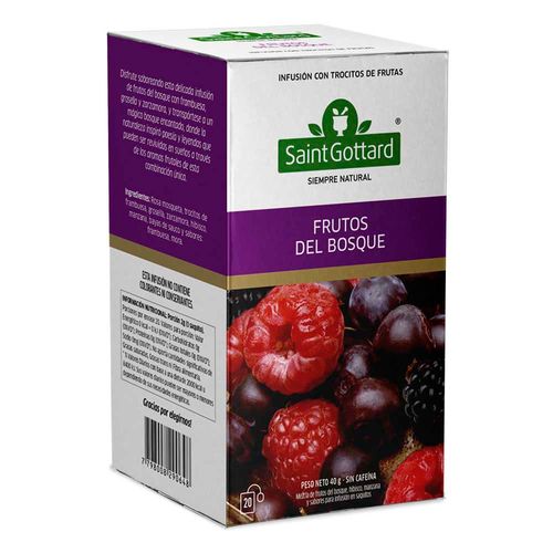 Té Saint Gottard Frutos Del Bosque 20 U