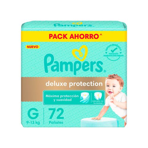 Pañales Pampers Deluxe Prot Gde 72u