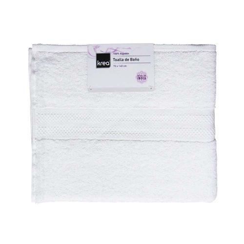 Toalla Baño 70x140 Cm 450 Gsm Blanco