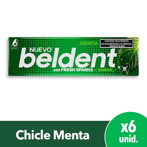 Chicles Beldent Menta 20 Gr